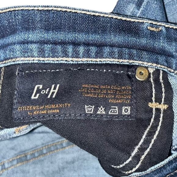 Citizens of Humanity Elson Jeans Womens Size 25 Medium Rise Straight Leg - Picture 6 of 14